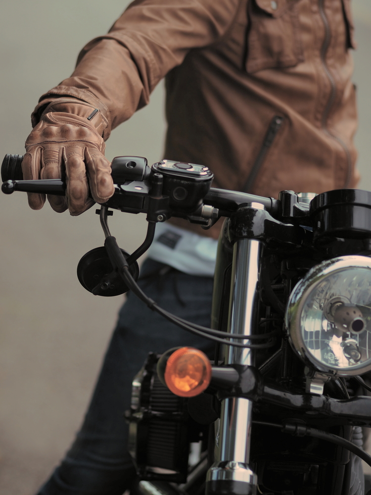 Happy,Young,Asian,Man,Bikers,On,The,Vintage,Custom,Motorcycle.